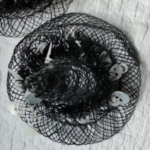 🧙‍♀️🧹2🧿WITCH'S HAT'S 🎃👻🕸️☠️ WITH SKULL GARLAND 🪦💀ARTS&CRAFTS OR PETS😽🐕